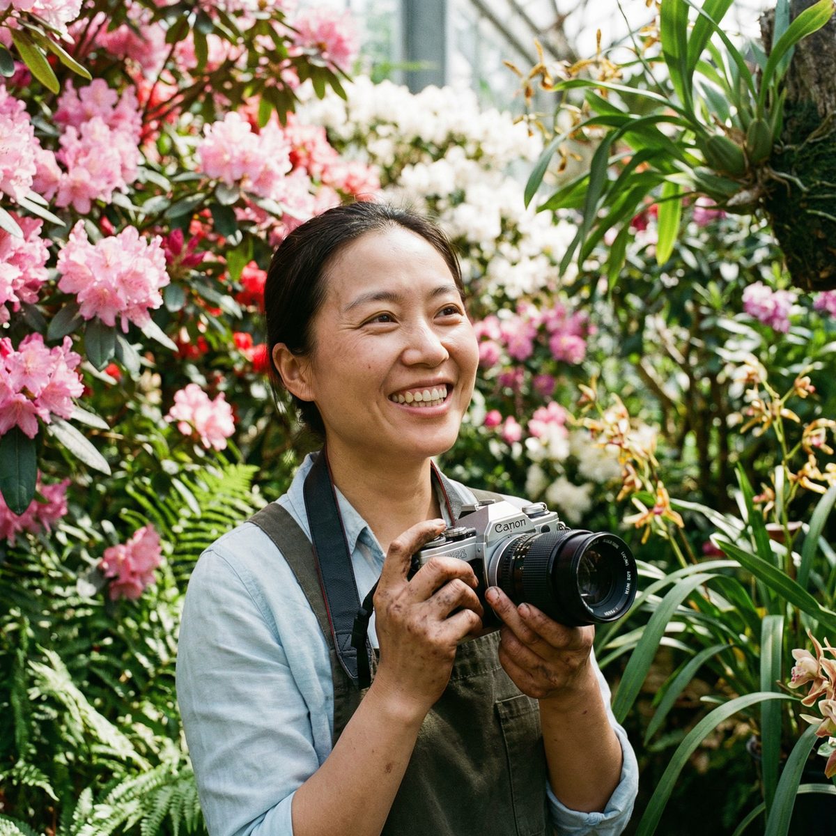 母狗植物摄影师林雅琴