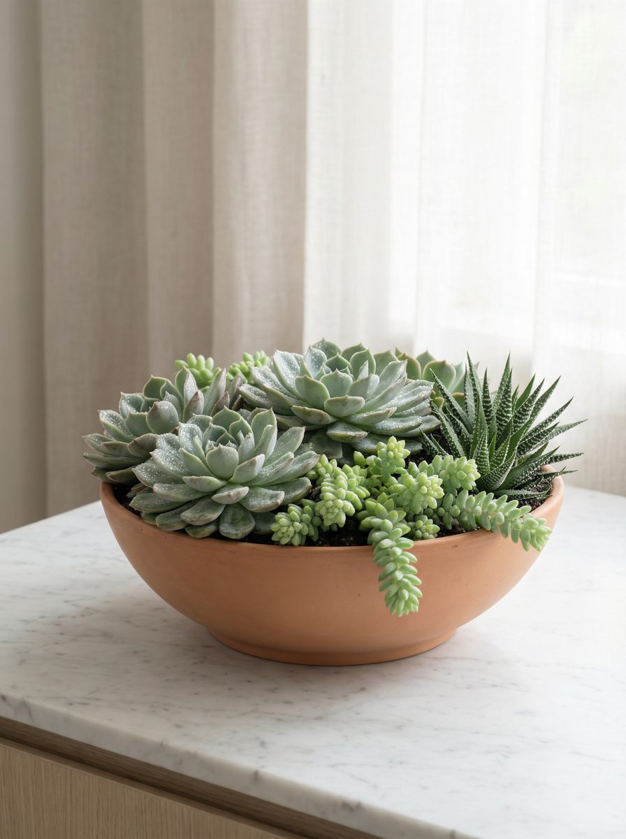 母狗植物视频-多肉造景